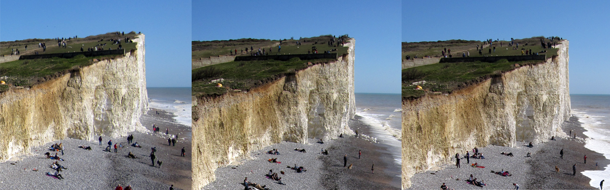 The cliff edge at Birling Gap