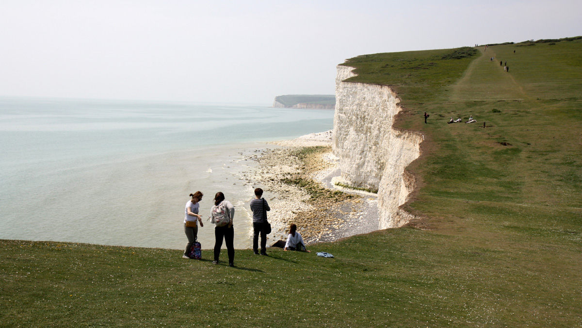 People Near the Cliff EdgePeople Near the Cliff Edge